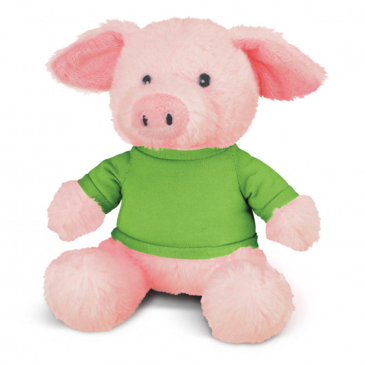 Bright Green Pig Plush Toys